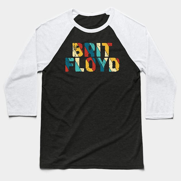 Retro Color - Brit Floyd Baseball T-Shirt by Arestration